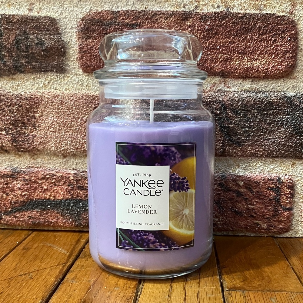 NEW Yankee Candle Lemon Lavender Jar Candle